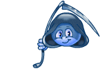 monstre bleu